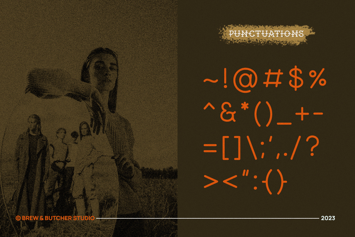 Cry Ink | Tattoos Typeface, a Serif Font by Brew & Butcher Studio (Photo 4 of 11)
