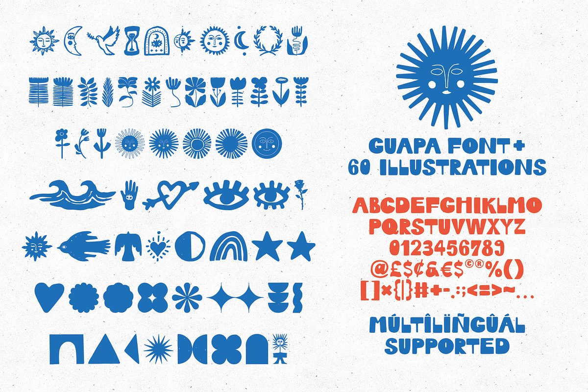 Guapa. Handwritten Font Kit, a Handwritten Font by dicreate (Photo 15 of 15)