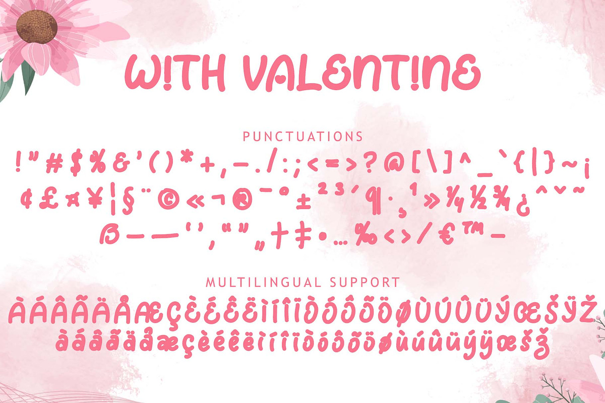 With Valentine, a Handwritten Font by Yoga Letter (Photo 6 of 6)
