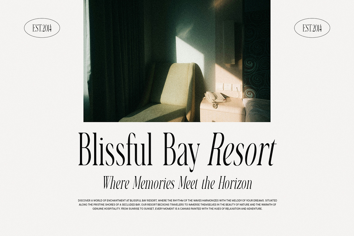 Glowins Minimalist Family Serif Font, a Serif Font by Graphicxell (Photo 6 of 8)