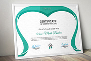 Certificate Word | PSD | AI, a Stationery Template by Curve Design (Thumbnail 1 of 6)