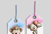 Whimsical Teddy Bear Birthday PNG, an Illustration by one-touch (Thumbnail 3 of 18)