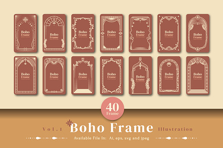 Boho Frame Vol.1