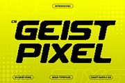 CS Geist Pixel, a Sans Serif Font by Craft Supply Co. (Thumbnail 1 of 8)