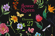Flower Queen. Botanical vintage, an Object Illustration by Colden Blue (Thumbnail 4 of 14)