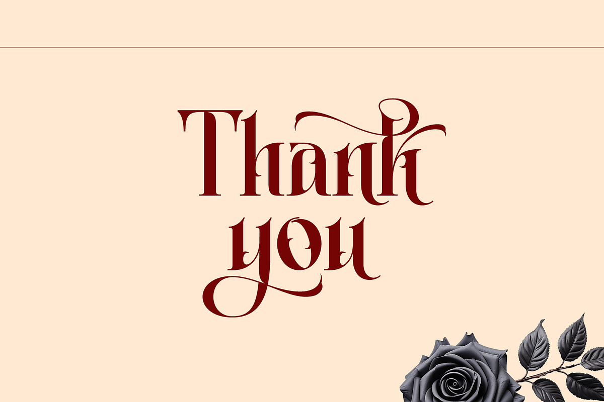 Darkbloom, a Serif Font by Letterara (Photo 12 of 12)