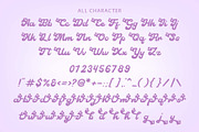 Cute Butterfly - Retro Script Font, a Script Font by Densu Creative (Thumbnail 8 of 9)