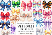 Bows Clipart Bundle, an Illustration by CreationArt (Thumbnail 1 of 9)