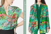 Exotic birds seamless pattern, a Pattern Graphic by Alena Lazareva (Thumbnail 3 of 9)