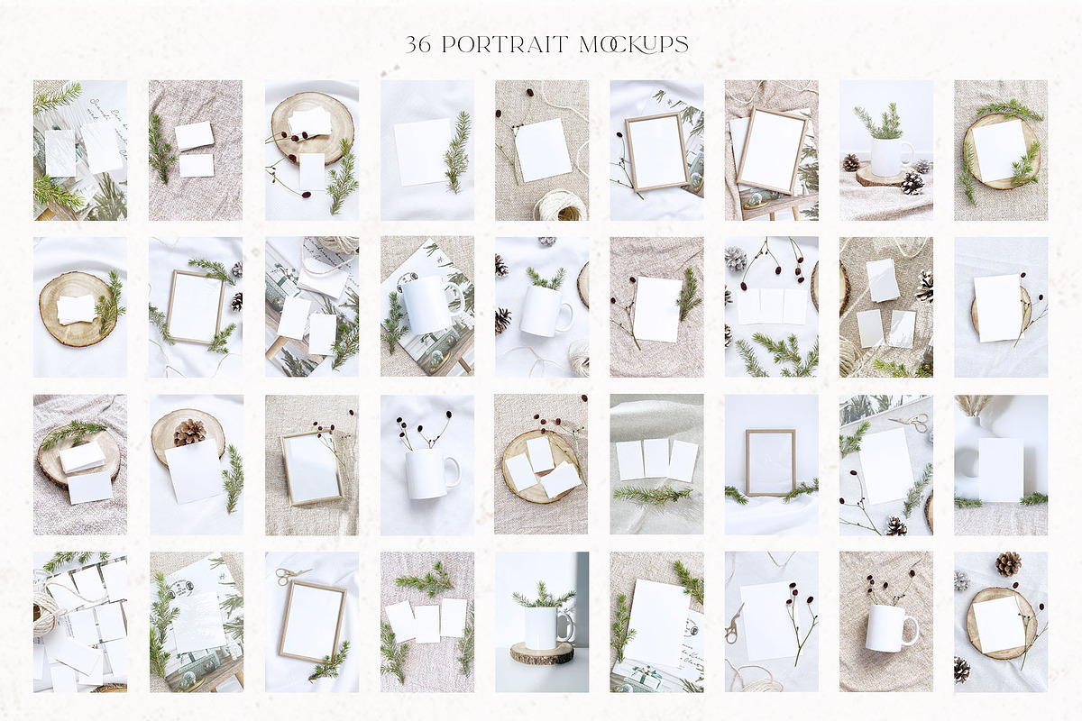 Winter Mockups, Mugs, Frames, Cards, a Household Mockup by Michèle Kae (Photo 5 of 10)