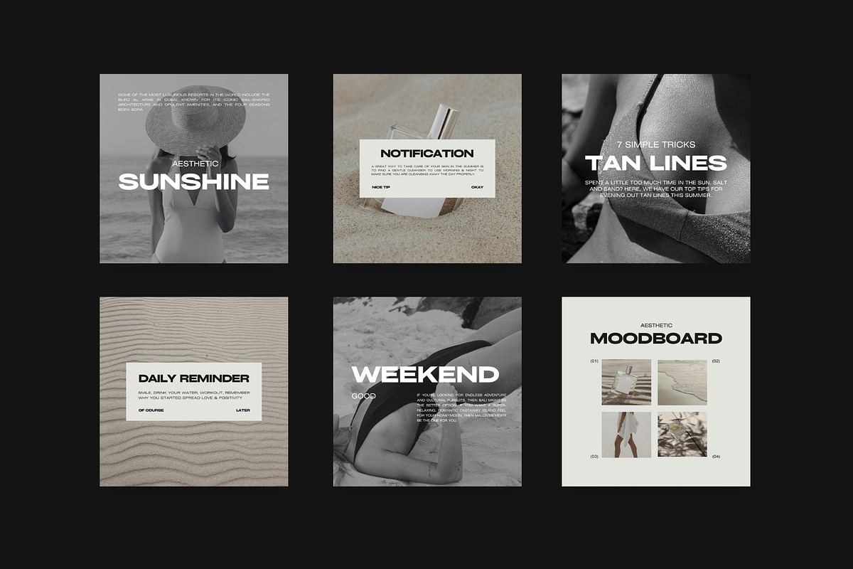 500 Instagram Aesthetic Bundle III, a Social Media Template by Instprofi | Studio Estimo (Photo 23 of 45)