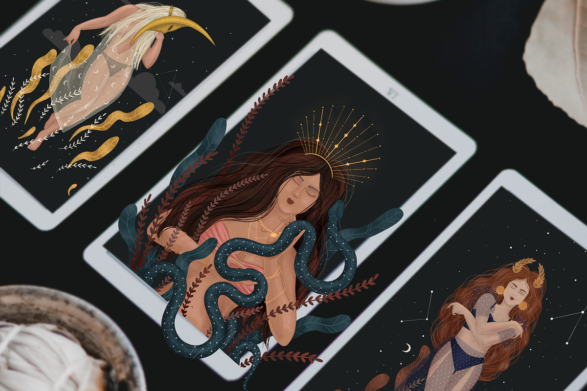 Cosmic goddesses, a Person Illustration by Chikovnaya (Photo 4 of 7)