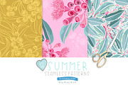 Summer Seamless Patterns, a Pattern Graphic by Sketchbook Designs (Thumbnail 5 of 10)