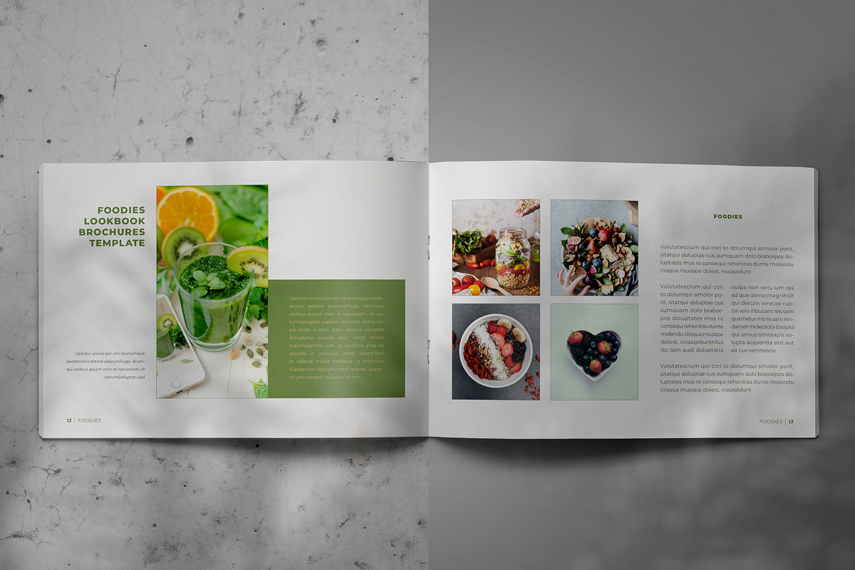 FOODIES Lookbook Brochure Template, a Brochure Template by Indotitas (Photo 7 of 9)