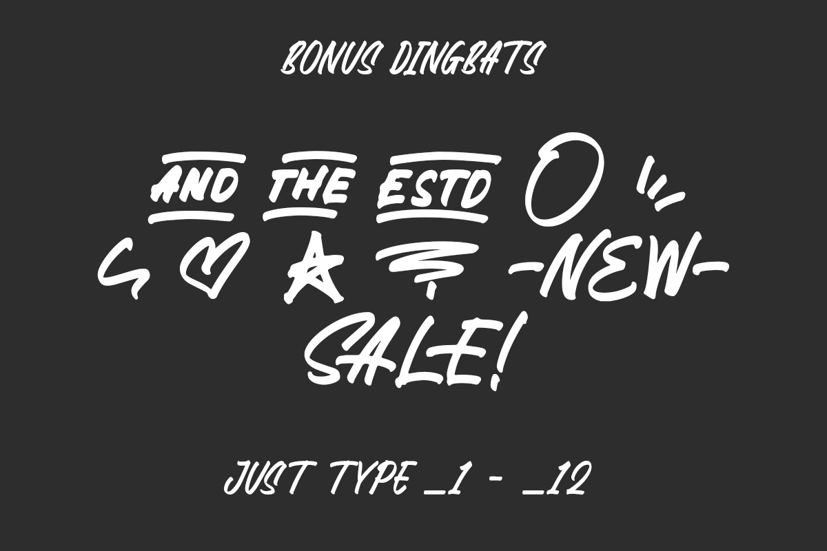 Scarious Typeface preview 8