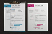 5 color Resume  & Cover, a Resume Template by sz81 (Thumbnail 4 of 5)