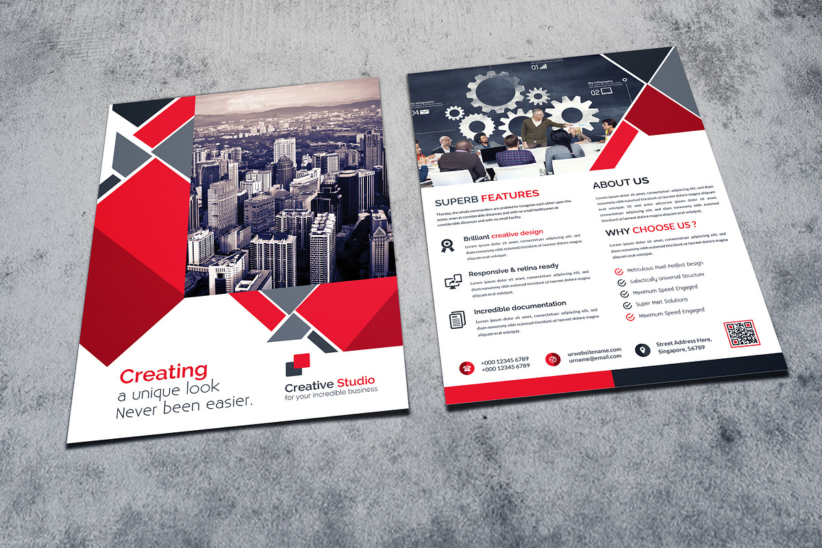 2 Side Flyer, a Flyer Template by Genereux Art
