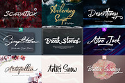 18 Font Bundles Vol 02, a Handwritten Font by FHFont (Thumbnail 2 of 3)