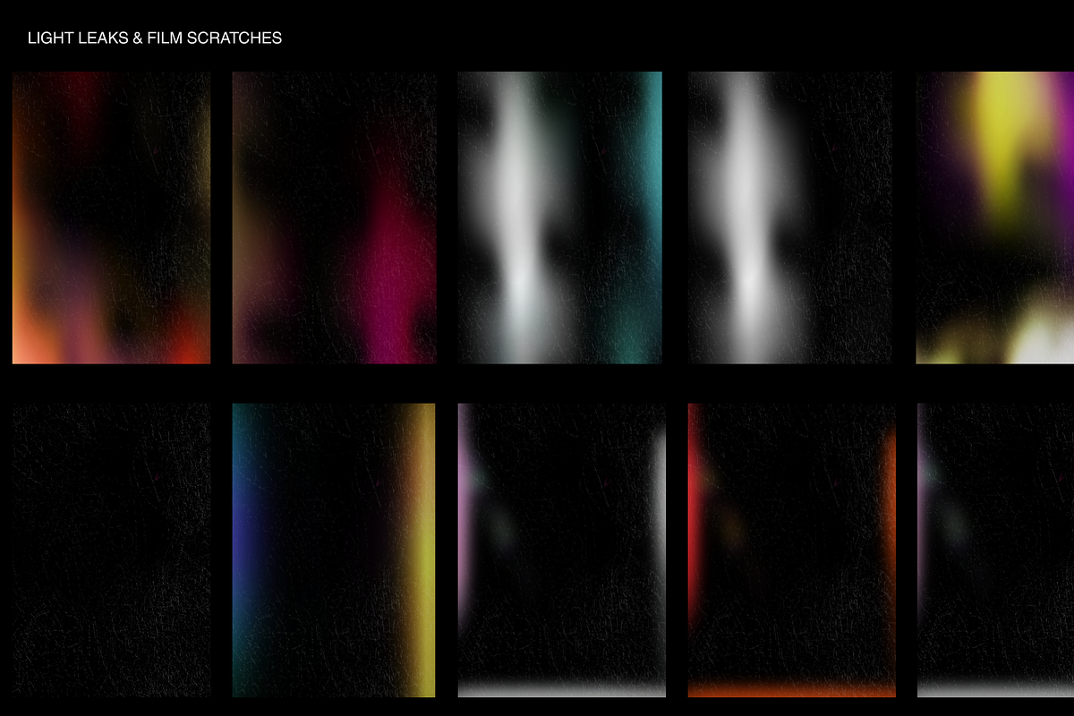 Prismatic Light Leaks 50PNG Overlays, a Texture Graphic by MarisoArt (Photo 3 of 9)