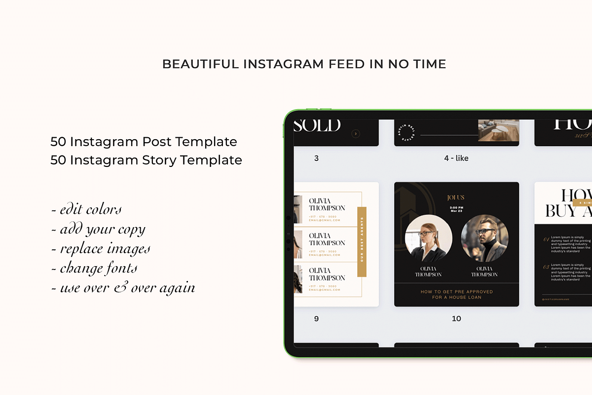 Realtor Canva Social Media, a Social Media Template by Kseniia_Design (Photo 3 of 9)