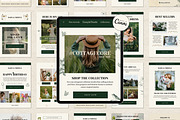 Canva Email Newsletter Templates, an Email Template by Deb Creative Studio (Thumbnail 1 of 8)