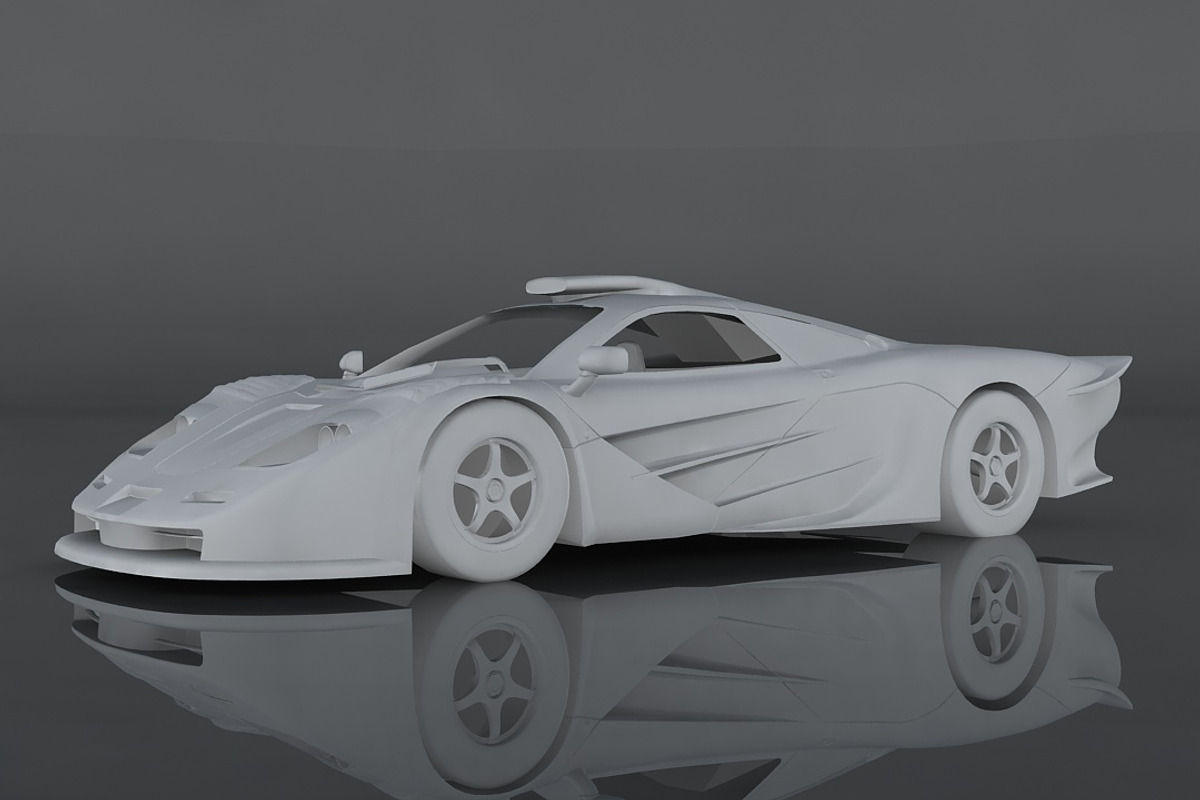 McLaren F1, a Cars & Vehicle 3D Model by valtriiu (Photo 12 of 12)