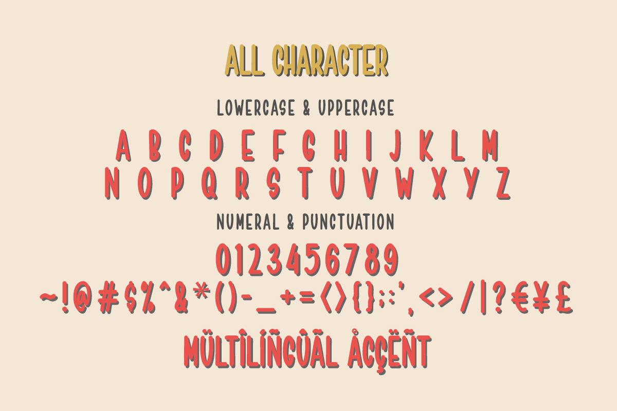 Straight Bough - Cute Vintage Font, a Sans Serif Font by Letterayu Studio (Photo 5 of 6)