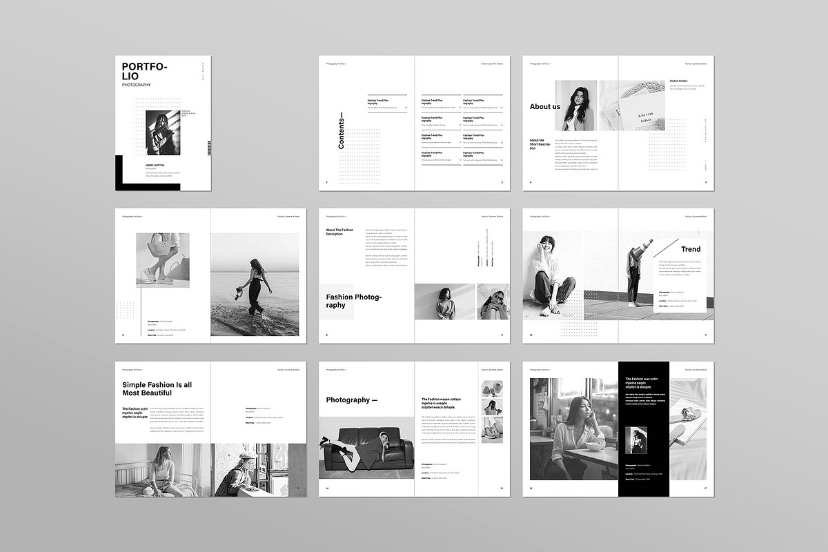 Photography Portfolio Template, a Brochure Template by ElvinPrint (Photo 13 of 14)