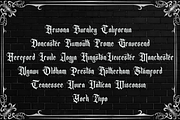Rhodestra Blackletter, a Blackletter Font by dansdesign (Thumbnail 7 of 10)