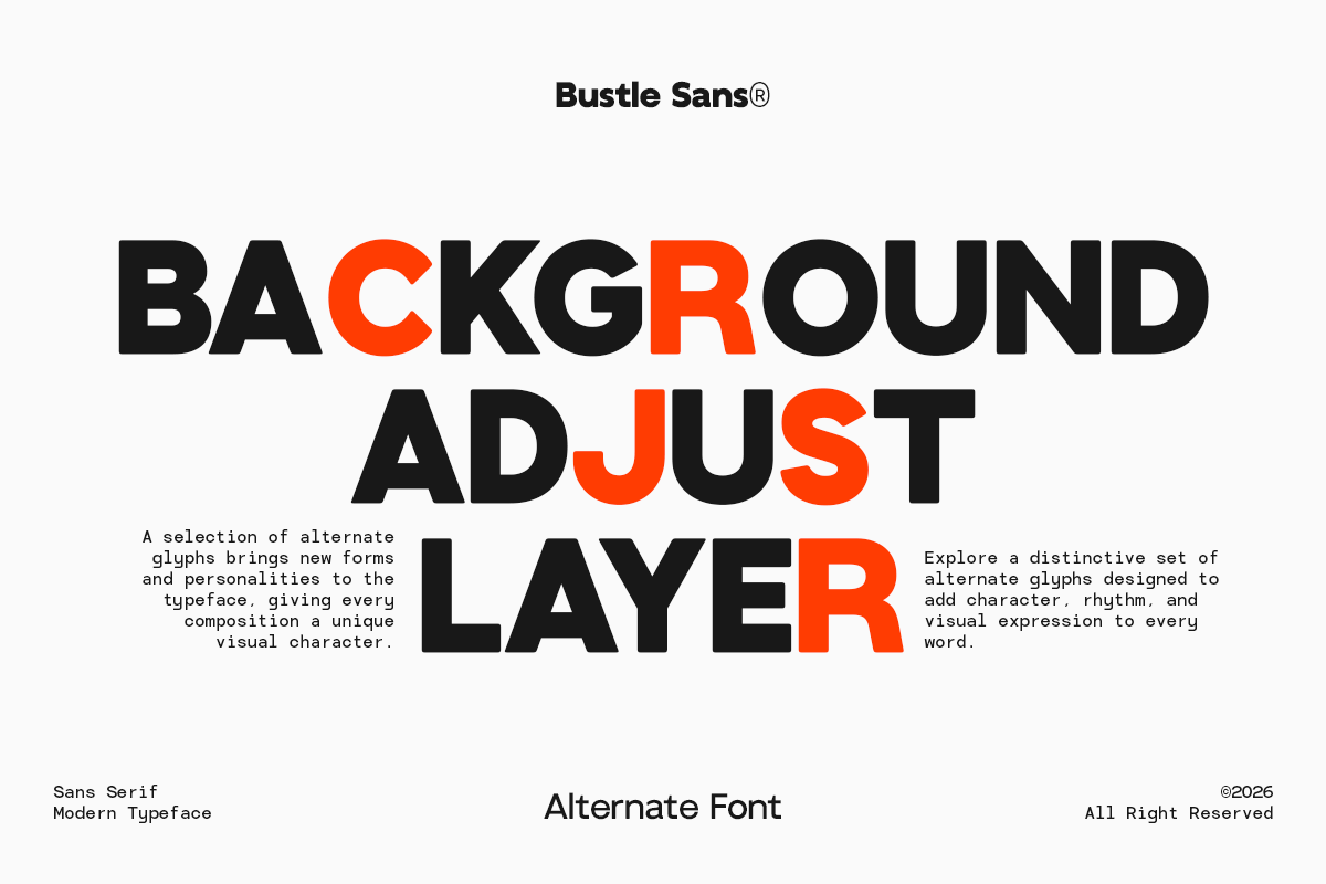 GC Bustle Sans – Variable Sans, a Sans Serif Font by Glyphonic (Photo 5 of 15)
