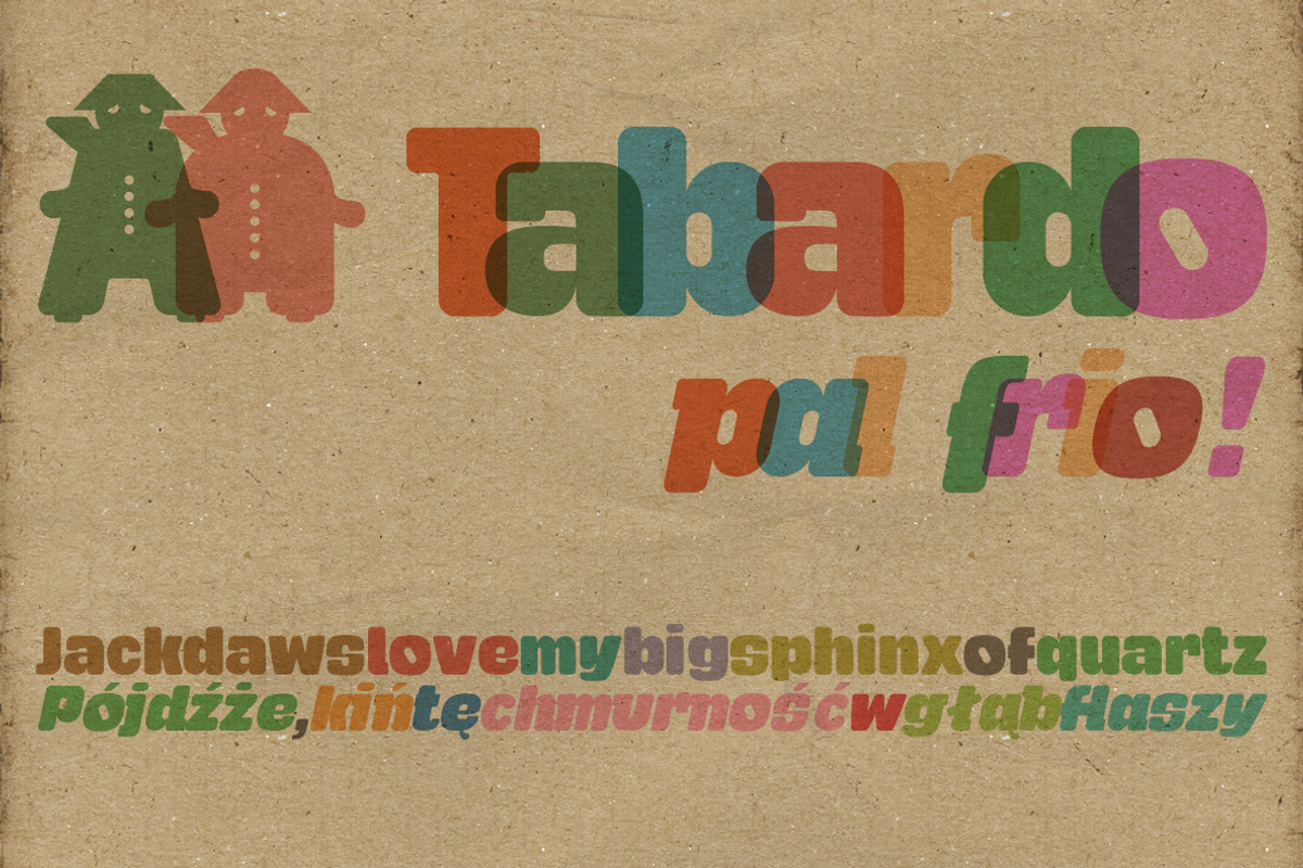 Tabardo font + bonus preview 5