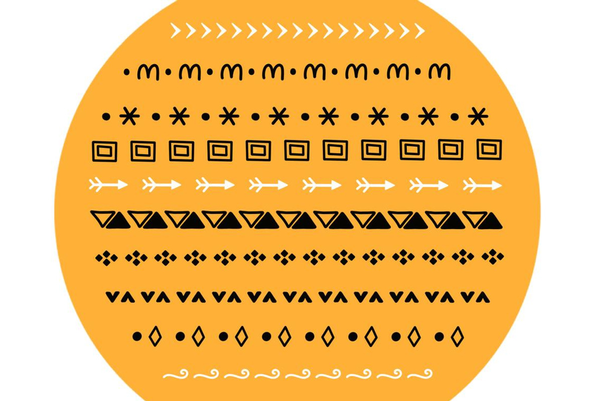 Procreate Boho Border Brushes, a Brush Add-On by AnniaArt (Photo 3 of 4)