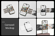 Carousel Mockup, a Device Mockup by Akaimockup (Thumbnail 1 of 5)