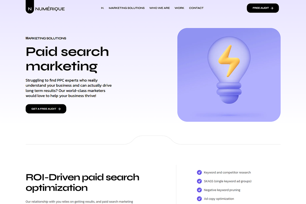 SEO Digital Marketing WordPress Them, a WordPress Template by Elite Templates (Photo 3 of 10)