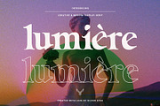 Lumière - Modern Display Serif Font, a Serif Font by SilverStag Type Foundry (Thumbnail 1 of 15)