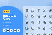 Beauty & Care Icon, an Outline Icon by Nathaya Studio (Thumbnail 1 of 2)