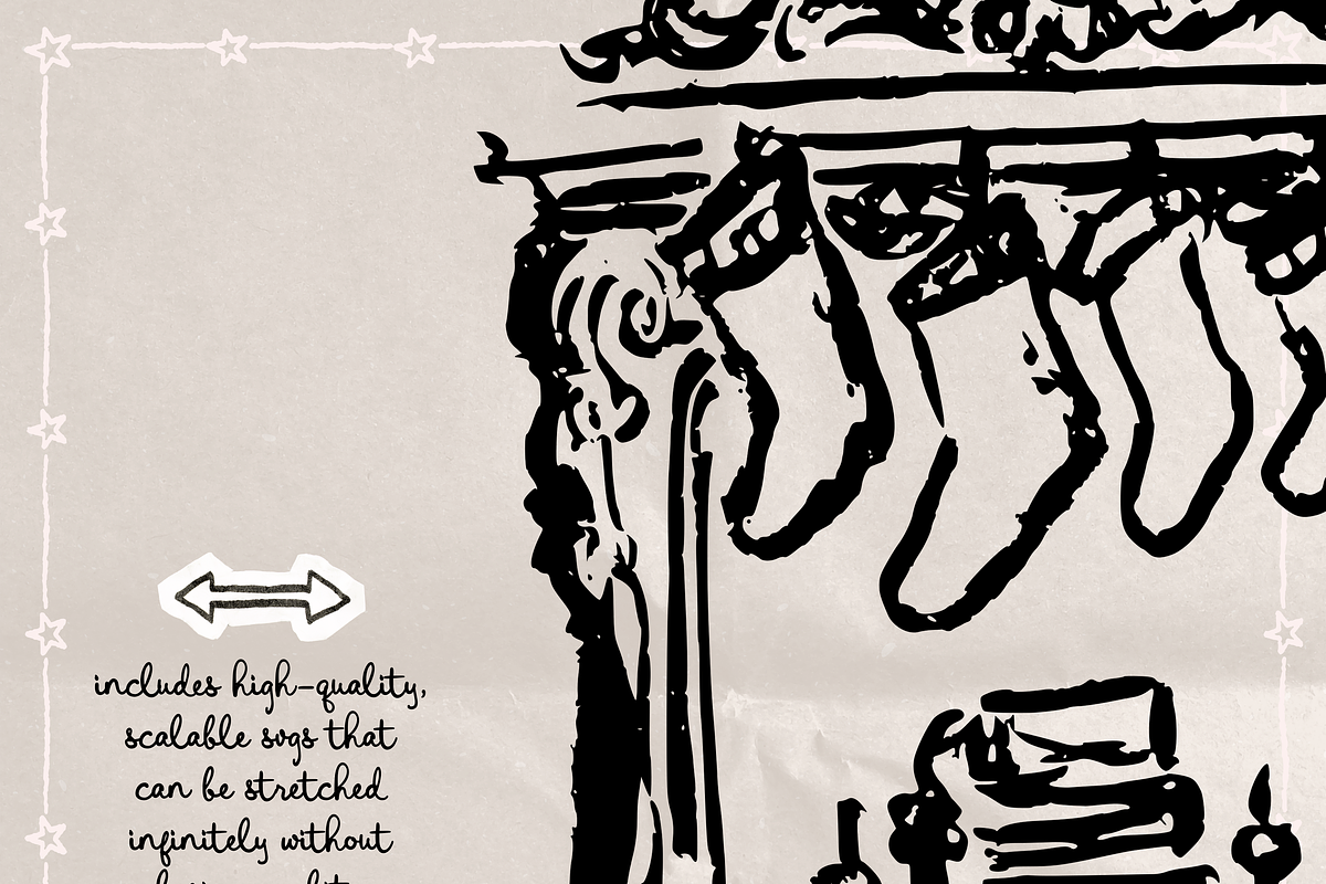 Nutcracker Ballet Vector Ink Clipart, a Seasonal Illustration by The October Creative (Photo 3 of 11)