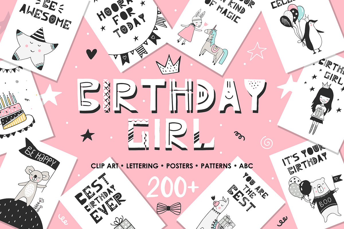 Birthday GIRL, an Animal Illustration by Oksana Stepova (Photo 1 of 12)
