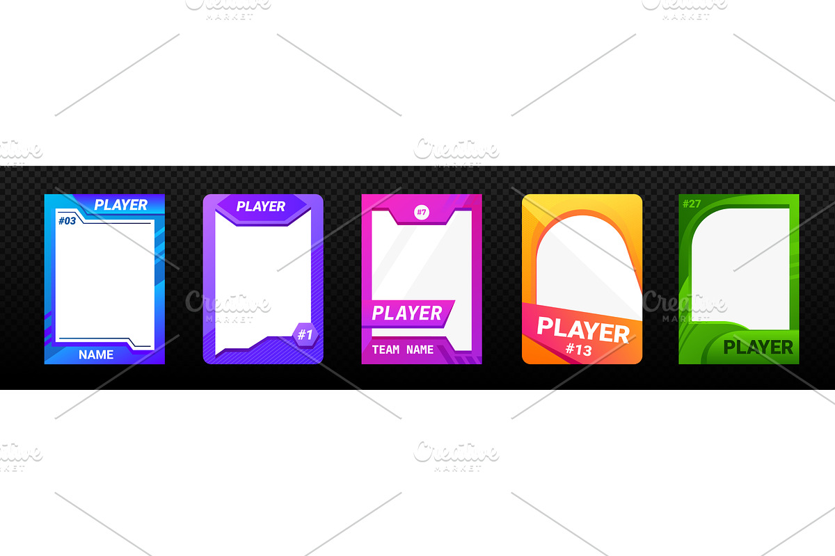 Minimal player card for competitive, a Sport Illustration by skripnikbb