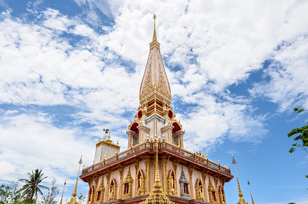 Wat chaitararam temple featuring chalong, wat, and chaitararam, an Architecture Photo by yongkiet jitwattanatam