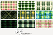 80 green plaid seamless pattern, a Pattern Graphic by Poppy Lane Studio (Thumbnail 4 of 11)