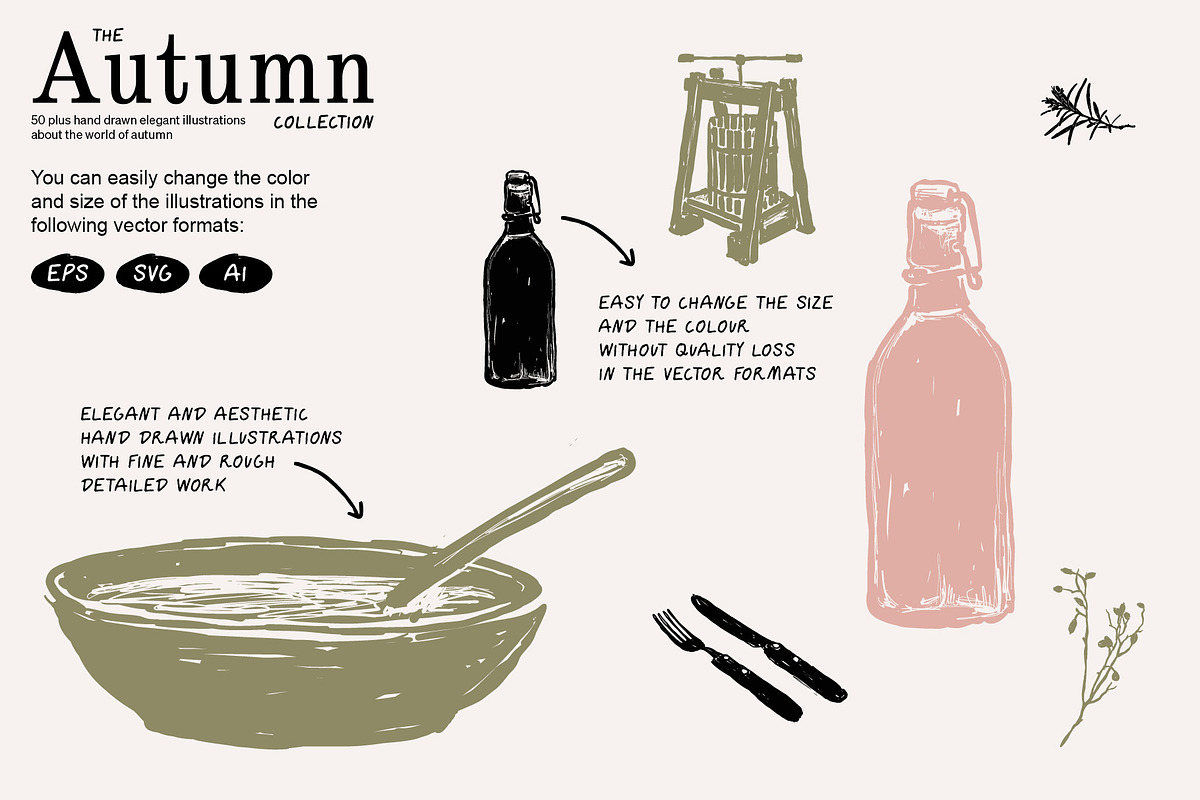 The Autumn Collection Illustrations, an Illustration by dicreate (Photo 5 of 15)