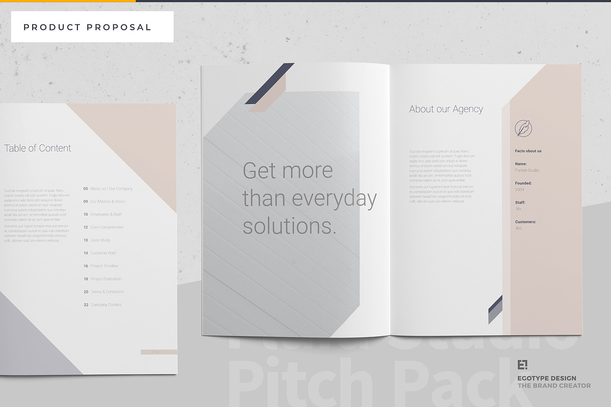 Calm Proposal, a Brochure Template by Egotype (Photo 10 of 25)