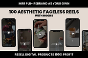 PLR MRR Faceless Reels Resell Right, a Marketing Template by Design By Hira (Thumbnail 1 of 8)