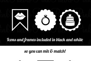 Wedding Icons Clipart And Vectors