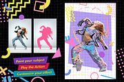 Back to the 90s Photoshop Action, an Action Add-On by Mint Actions (Thumbnail 2 of 7)