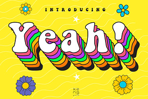 Yeah Font, a Handwritten Font by KengGraphic
