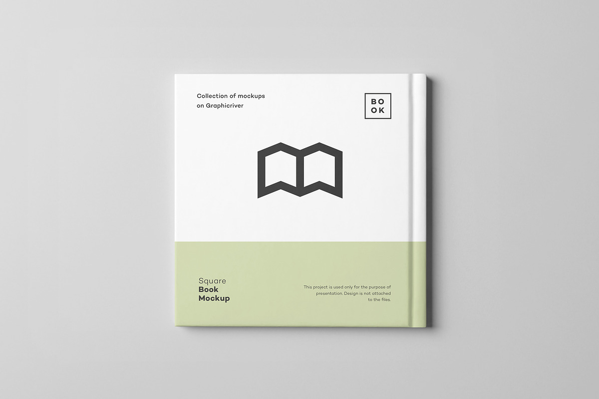 Square Book Mock up 2, a Books & Magazine Mockup by Yogurt86 (Photo 18 of 18)