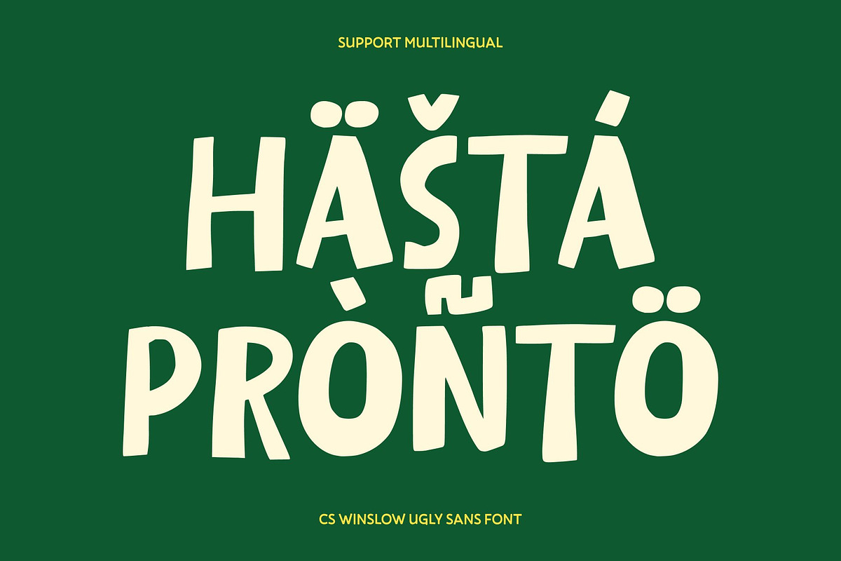 CS Winslow – Fun Font, a Handwritten Font by Craft Supply Co. (Photo 6 of 8)