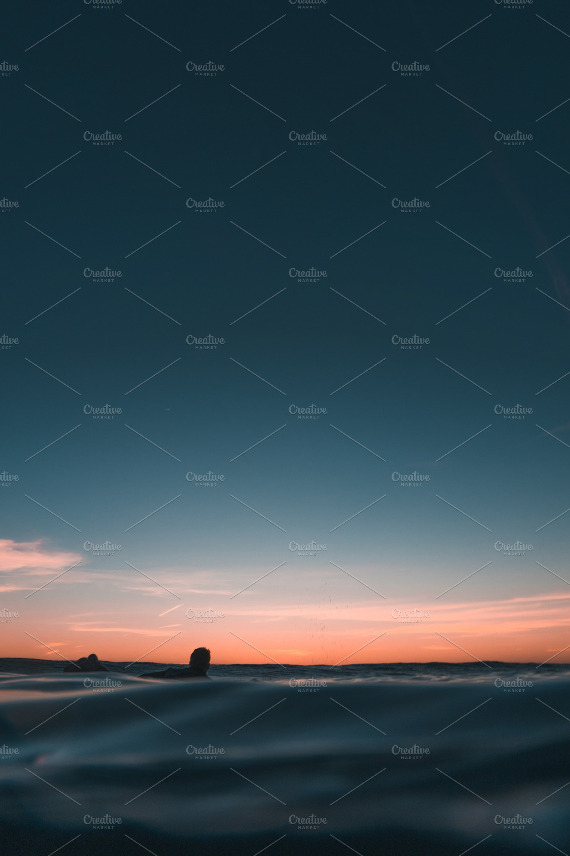 Sunset Surf - San Diego, a Nature Photo by Will Rust